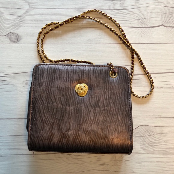 Handbags - Metallic Purple Crossbody Bag